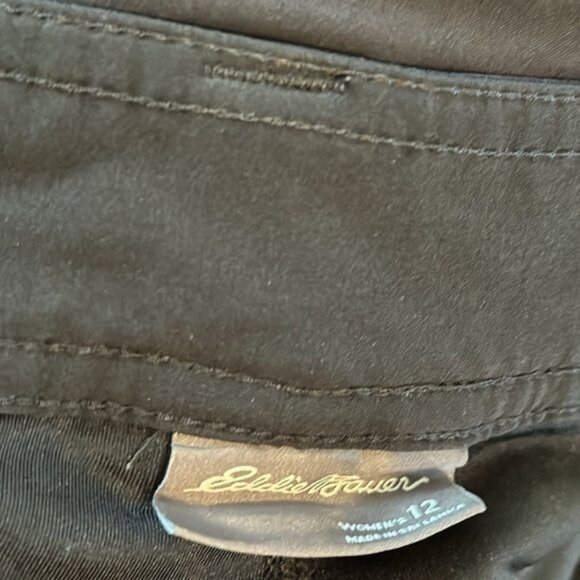 Eddie Bauer Womens Skort Black Size 12 Polyester Blend - Picture 4 of 9